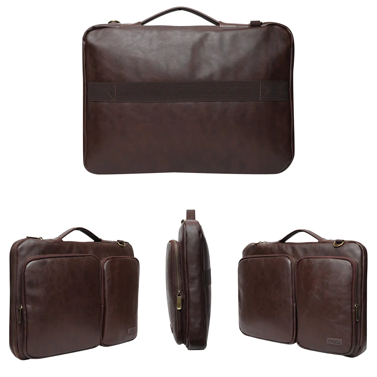 13-14 inch Laptop Leather Shoulder Bag (MA016)