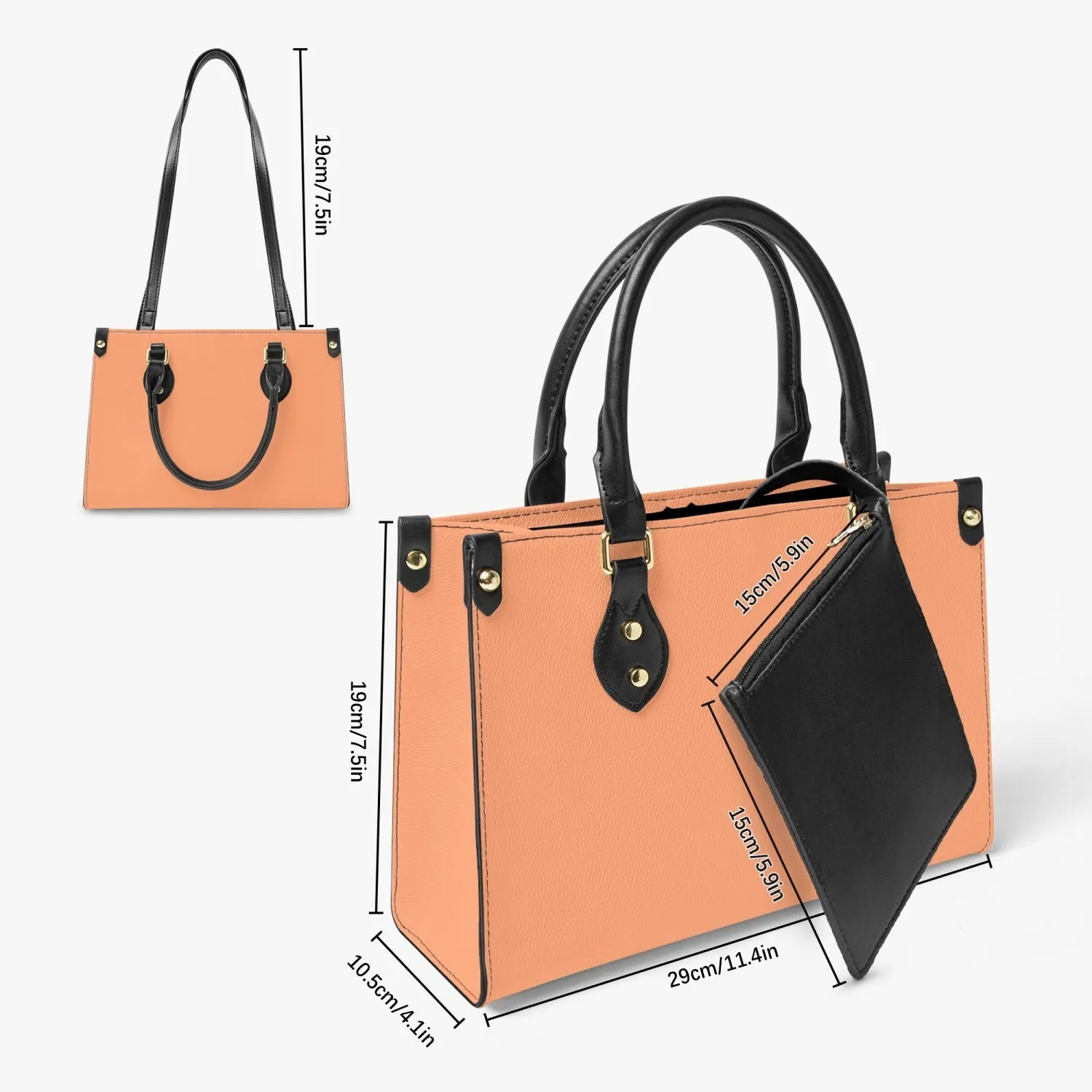 876. Tote Bag - Long Strap and Inner Bag