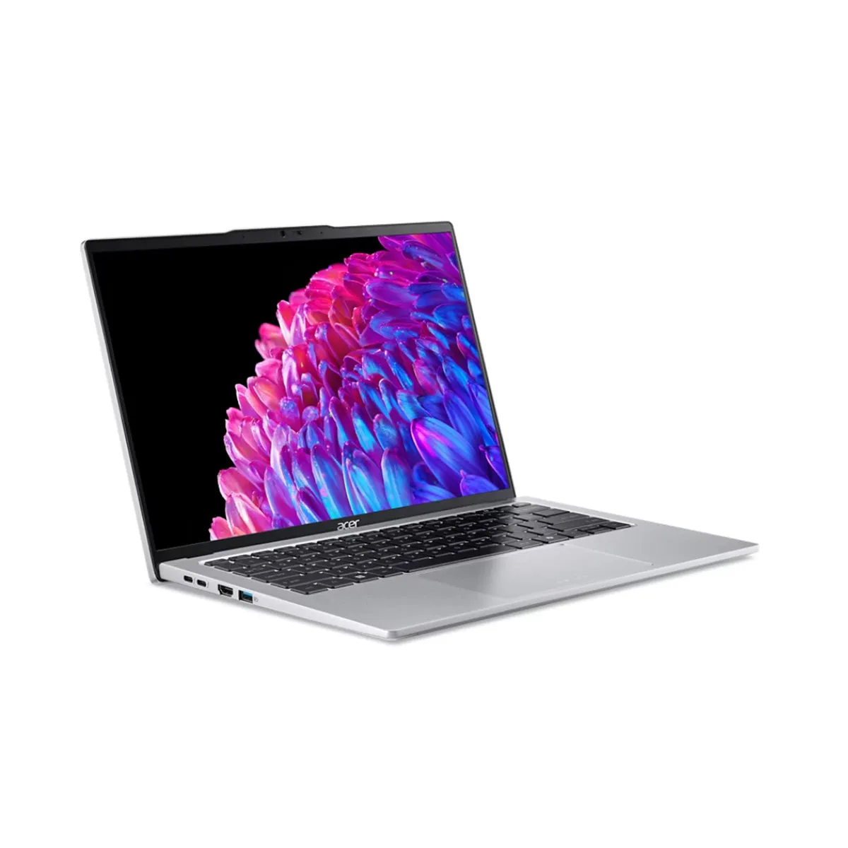 Acer Swift Go 14 SFG14-73-529P Laptop (Pure Silver) | 14" OLED WQXGA  (2880x1800) | Ultra 5 125H | 16GB RAM | 512GB SSD | Intel Arc Graphics | Windows 11 Home | MS Office Home & Student 2021 | Acer Entry Run Rate Backpack E-1620-P