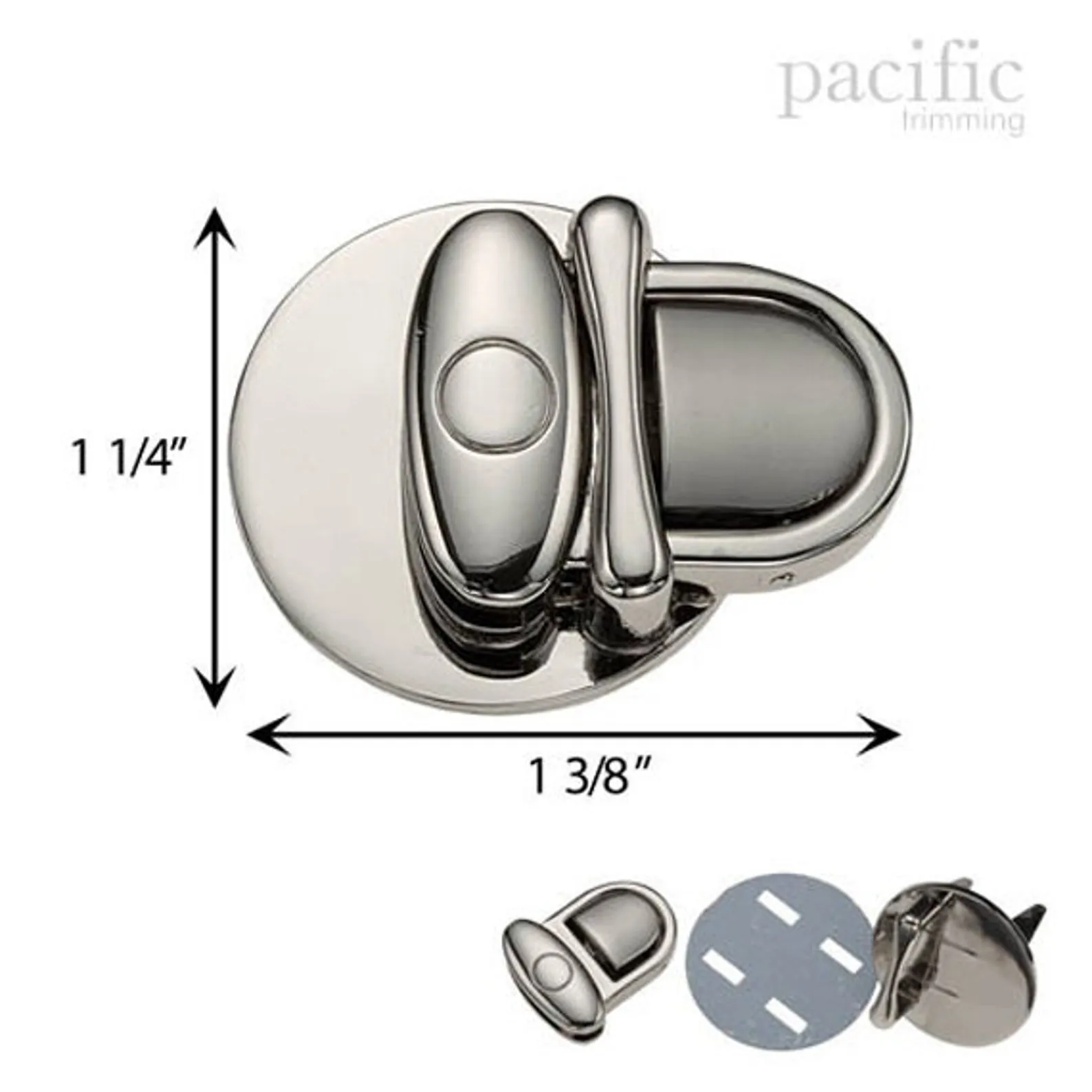 Bag Push Lock : 170017 (2 Colors)