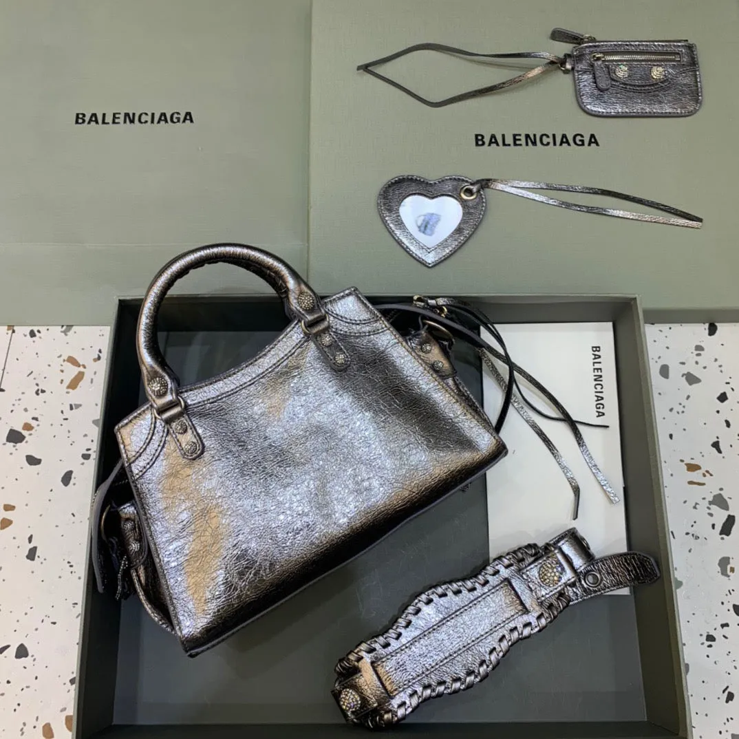 Balen Neo Cagole XS Handbag In Grey, For Women,  Bags 10.2in/26cm