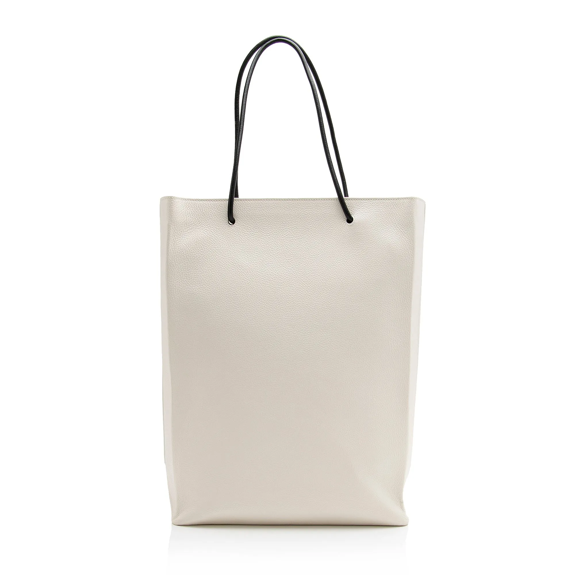 Balenciaga Calfskin Logo Medium N/S Shopper Tote