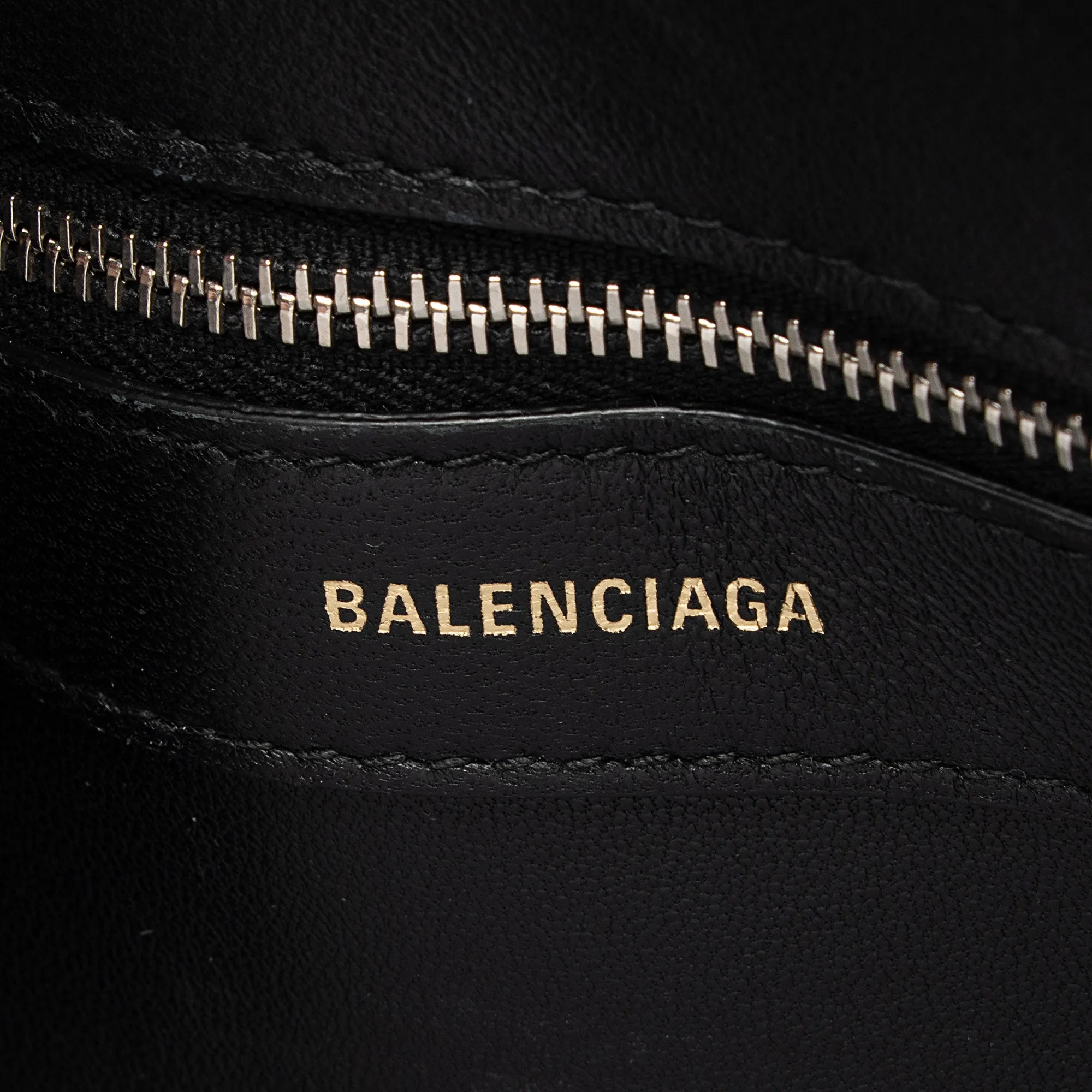 Balenciaga Grained Calfskin Ville Small Top Handle Bag