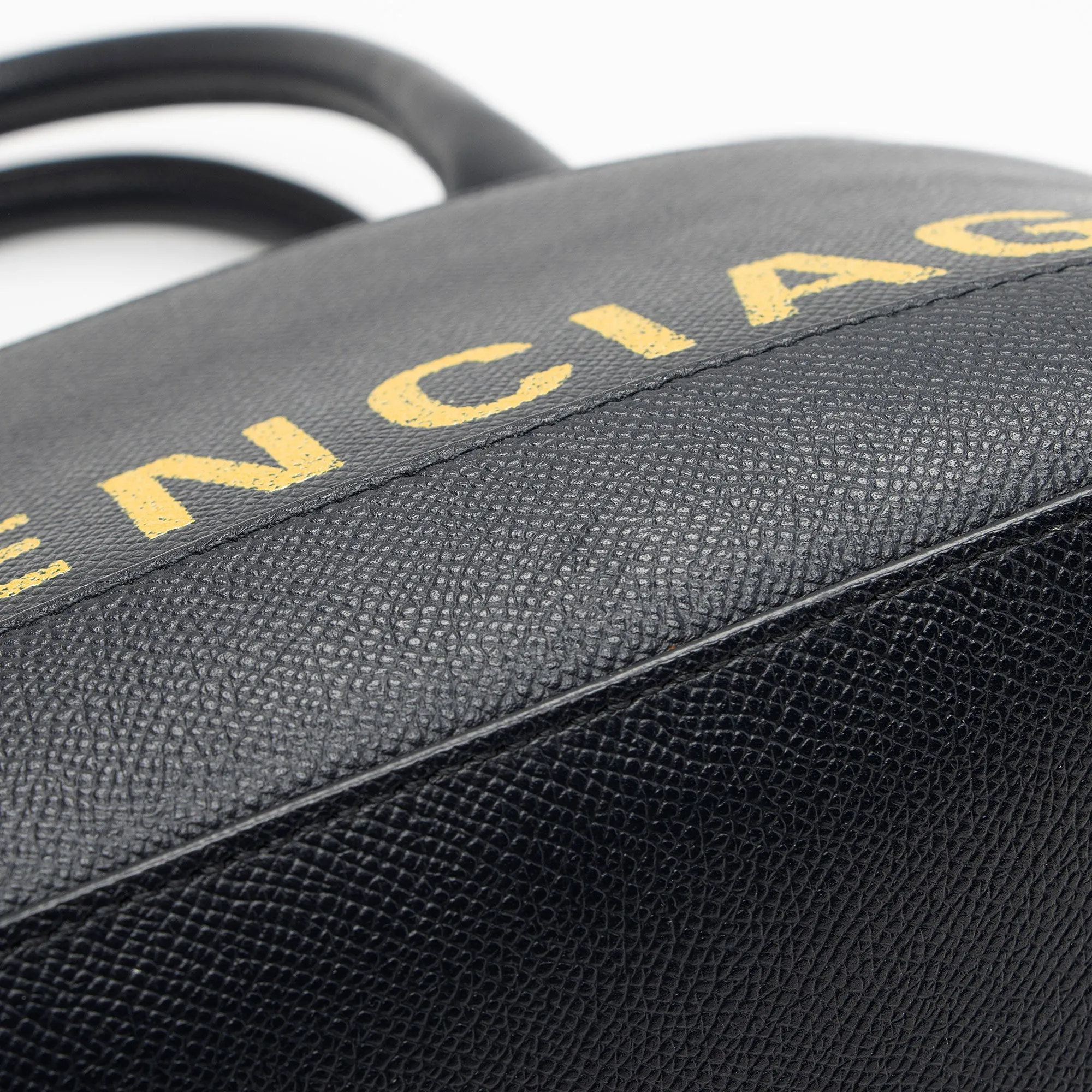 Balenciaga Grained Calfskin Ville Small Top Handle Bag