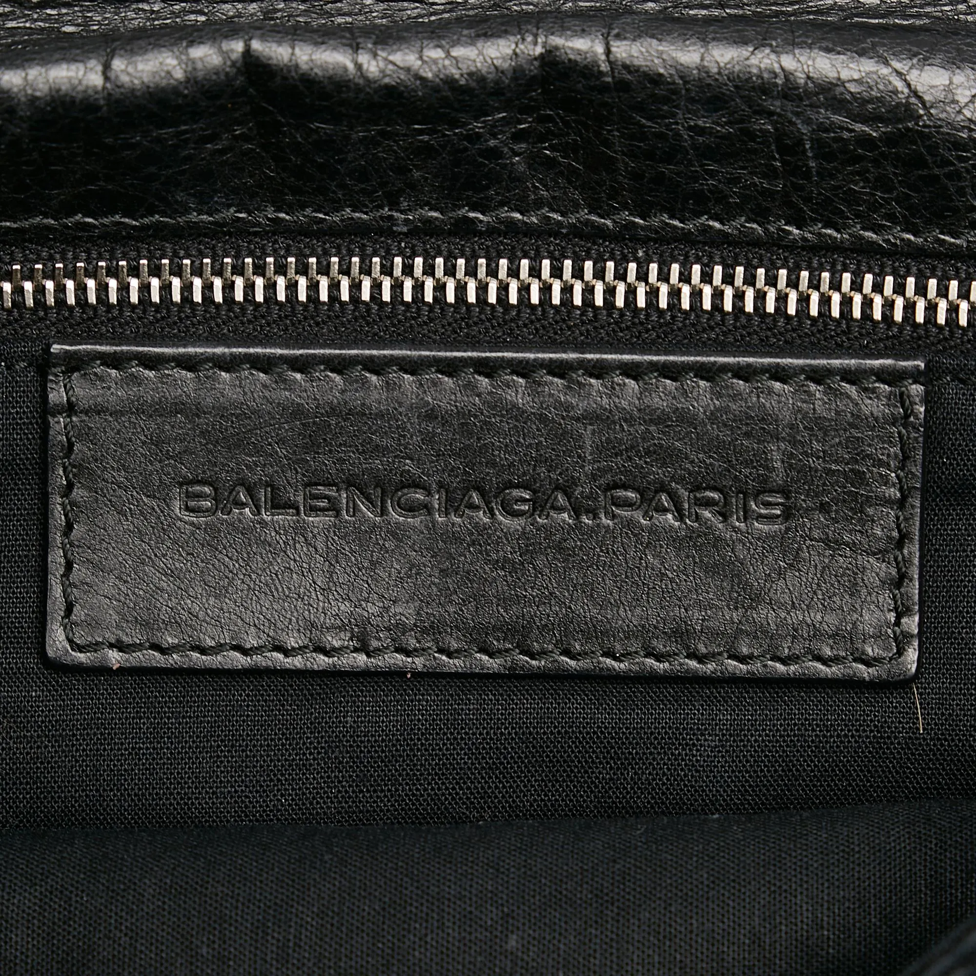 Balenciaga Motocross Giant 12 Envelope Leather Clutch Bag