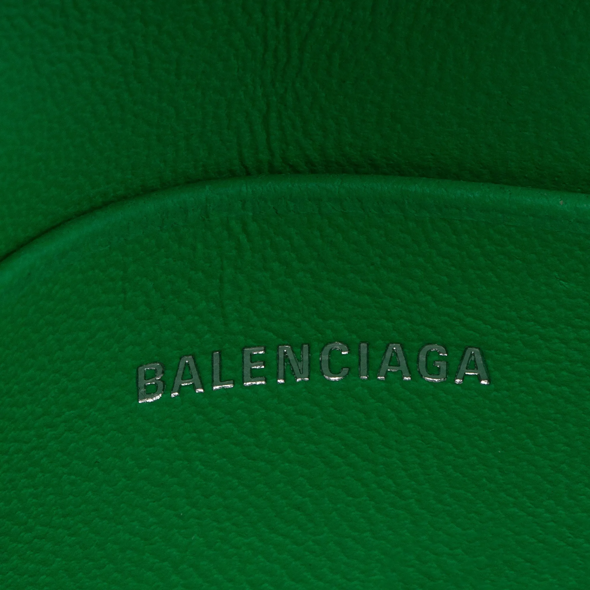 Balenciaga Shiny Croc Embossed Calfskin Hourglass Super Nano Top Handle