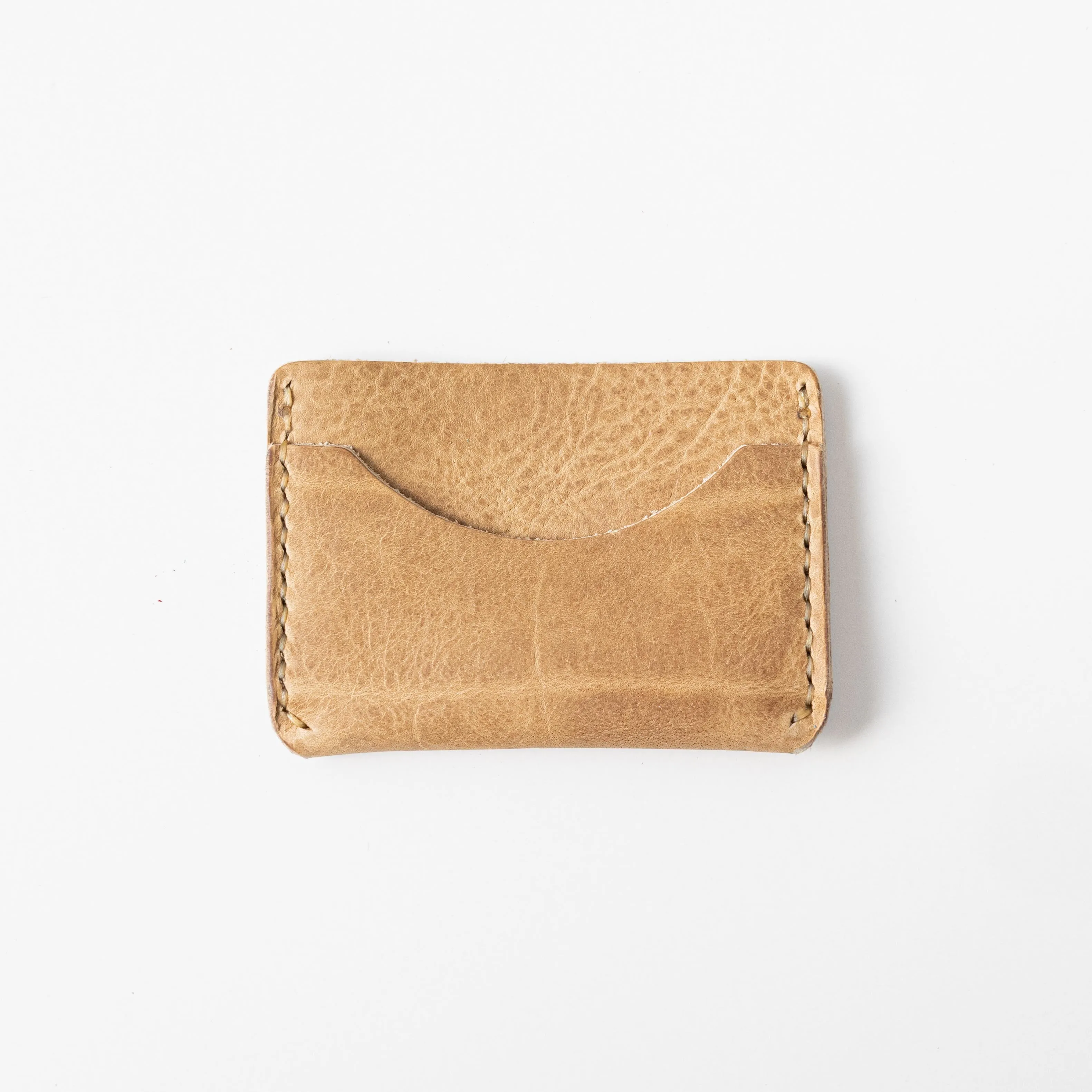 Beige Bison Card Case