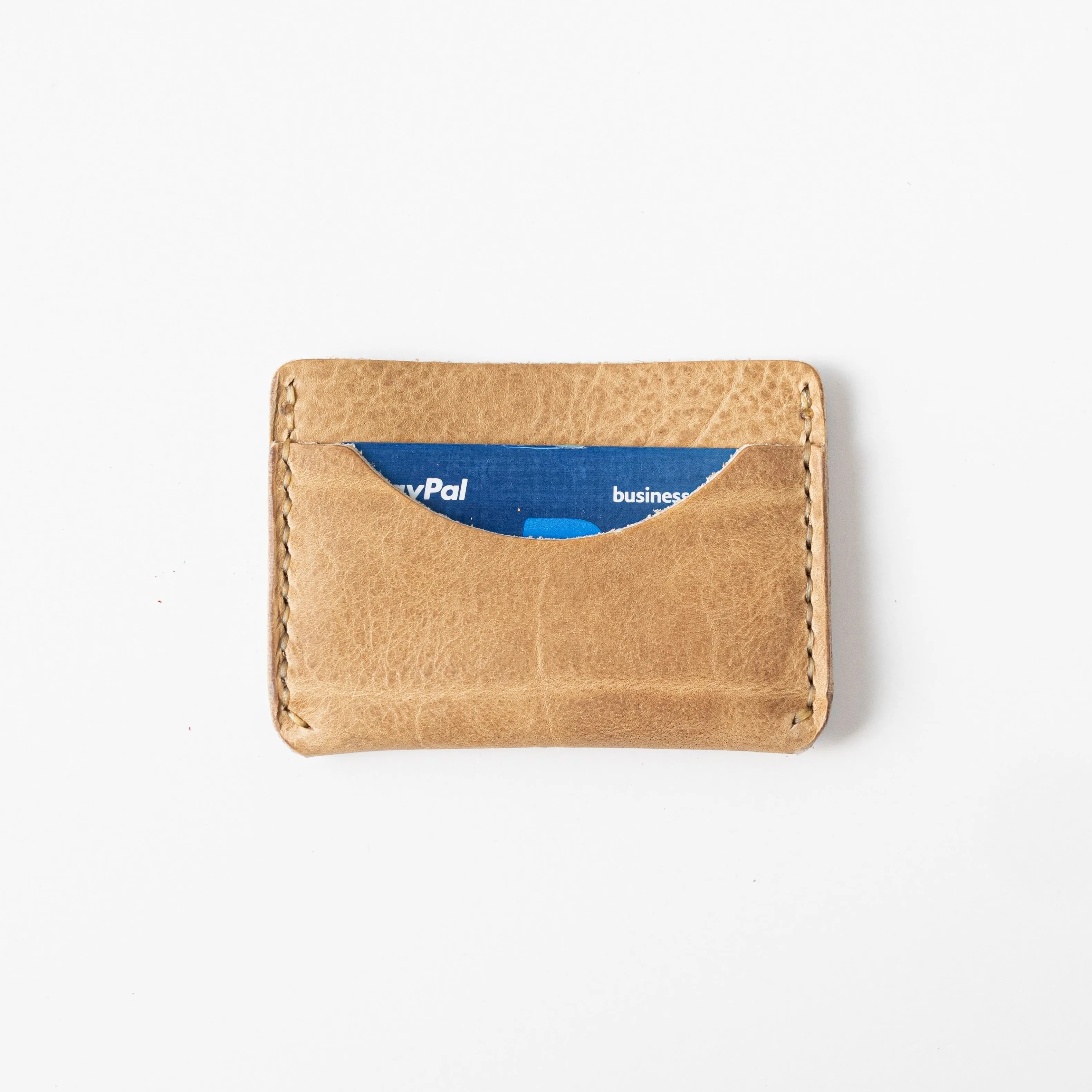 Beige Bison Card Case