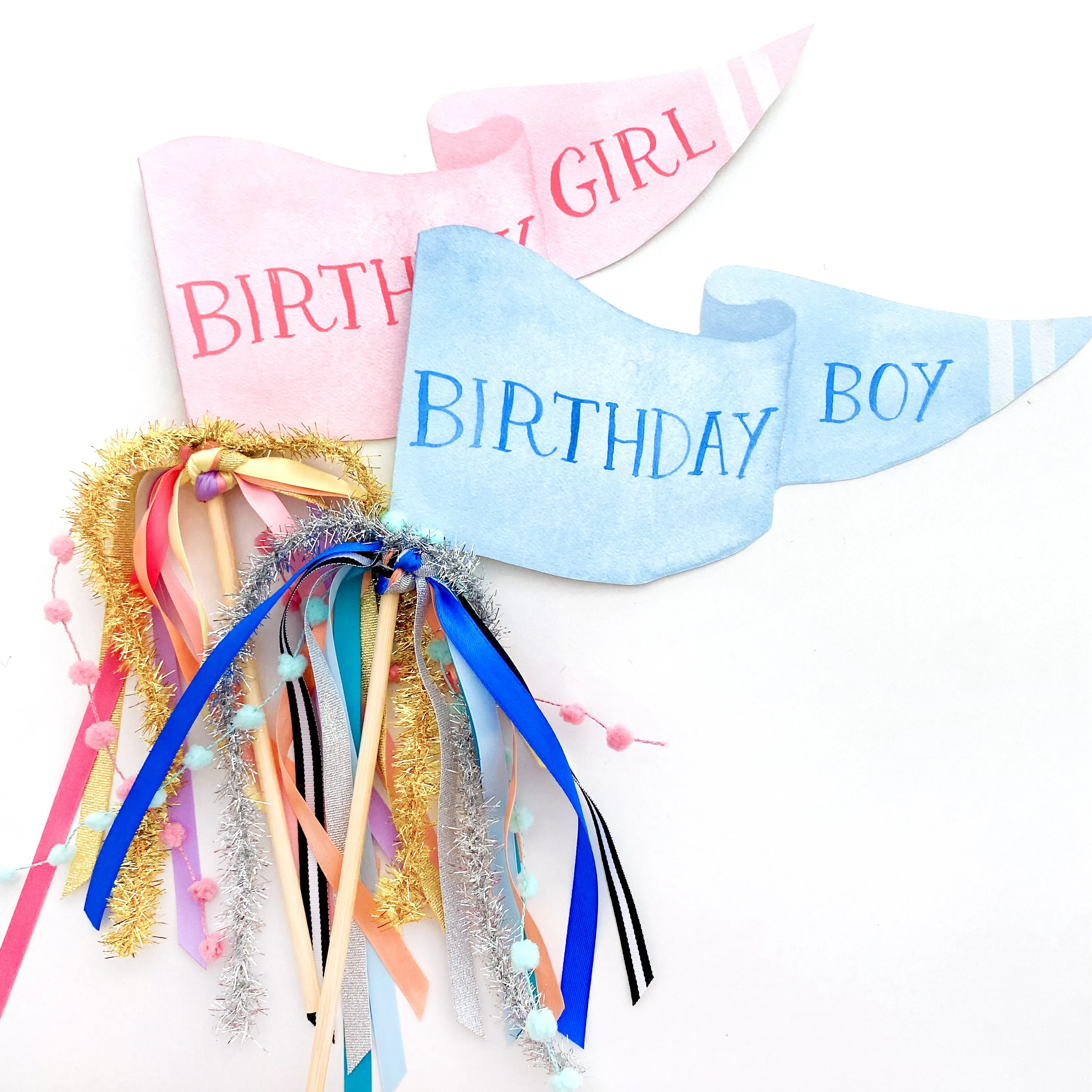 Birthday Girl Party Pennant