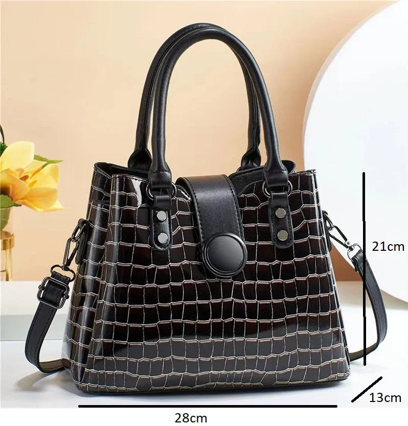 Black  Purse Ladies Purse 6902-6