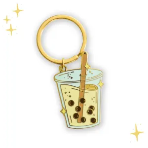 Boba Milk Tea Keychain