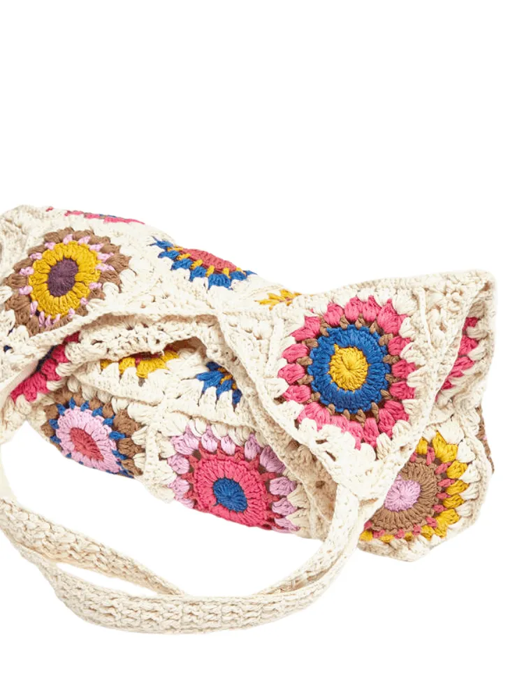 Braided Crochet Shoulder Bag