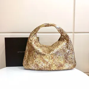 BV Hobo Bag Gold, For Women, Bags 16.9in/43cm