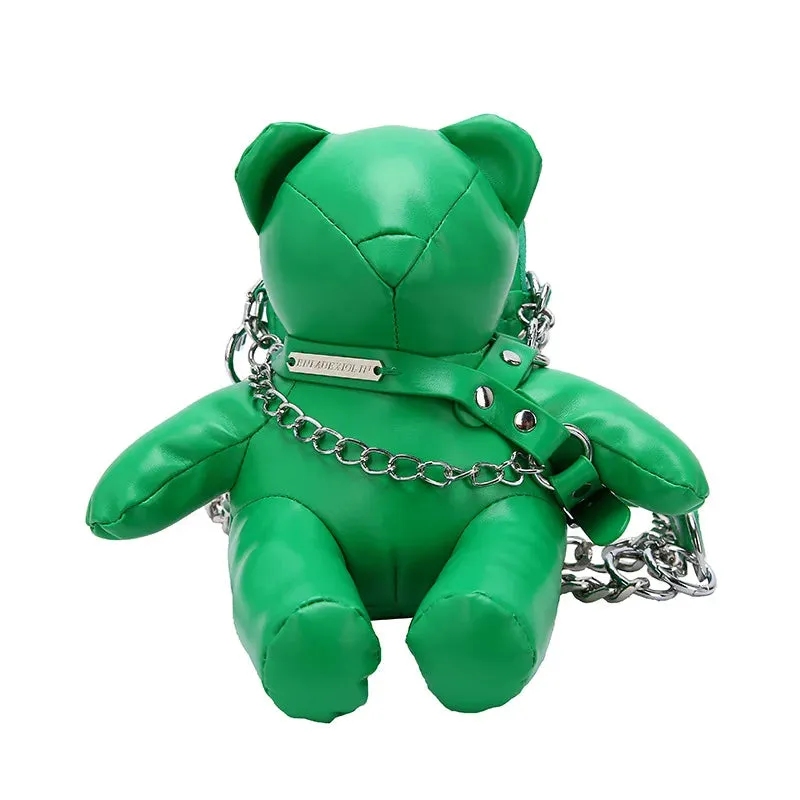 Cartoon Bear Doll Fashion Luxury Chain Phone Designer Cute Bag