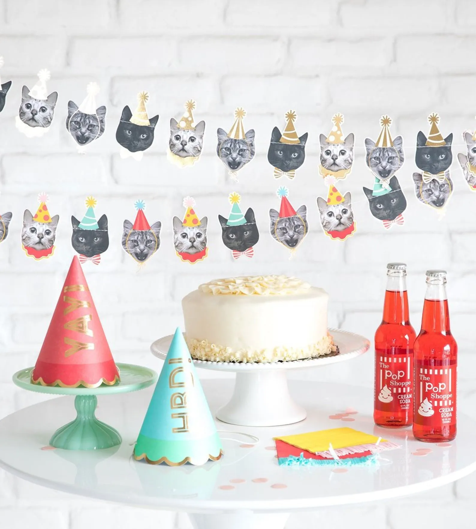 Cat Party Banner