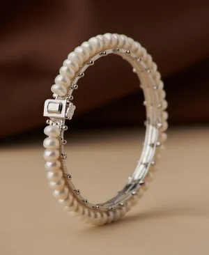 Classy Real Pearl Bangle