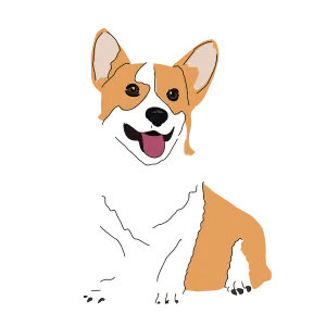 Corgi Sticker