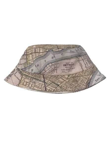 Detroit Map Baby Bucket Hat