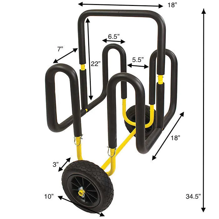 Double SUP Carrier | Paddleboard Cart