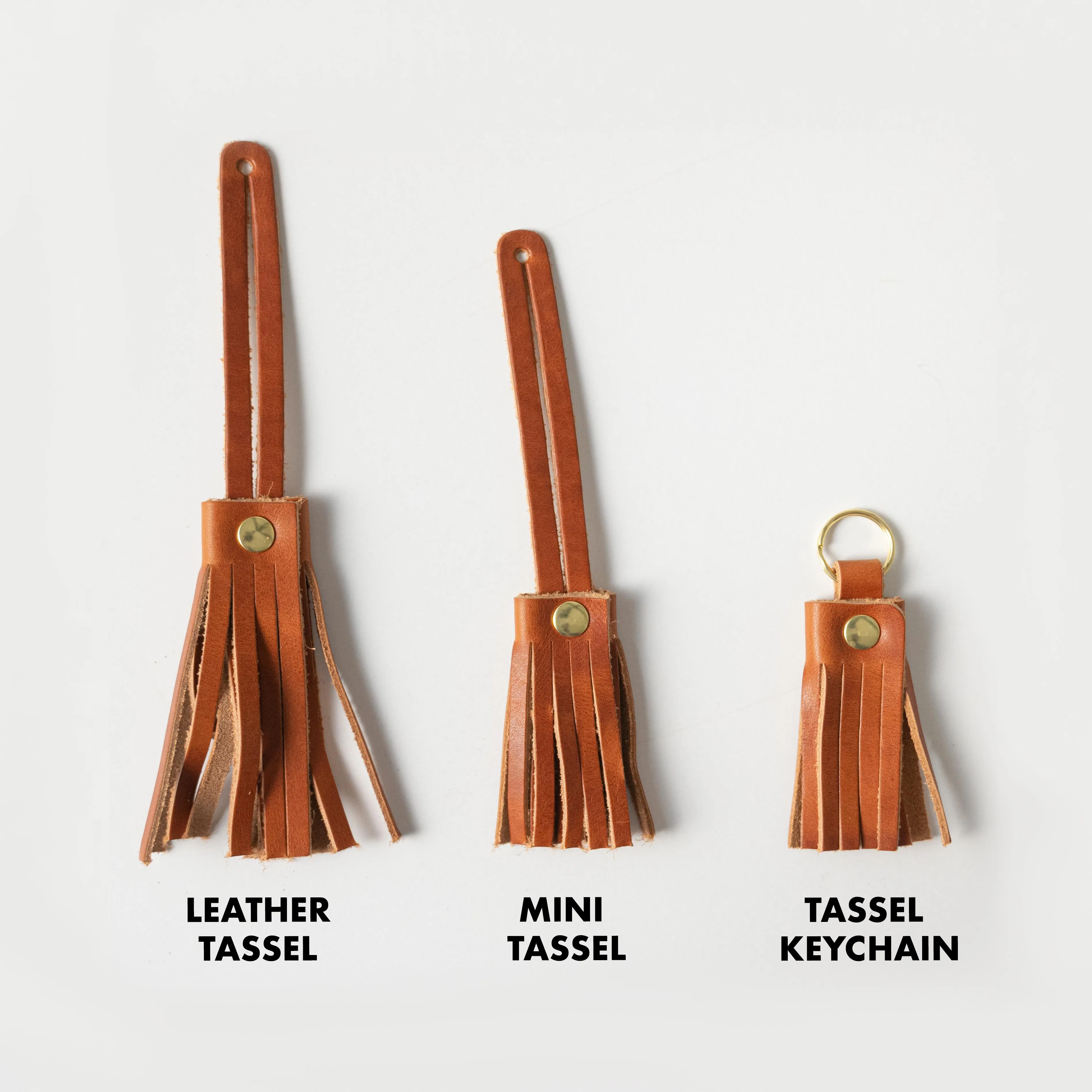 English Tan Leather Tassel