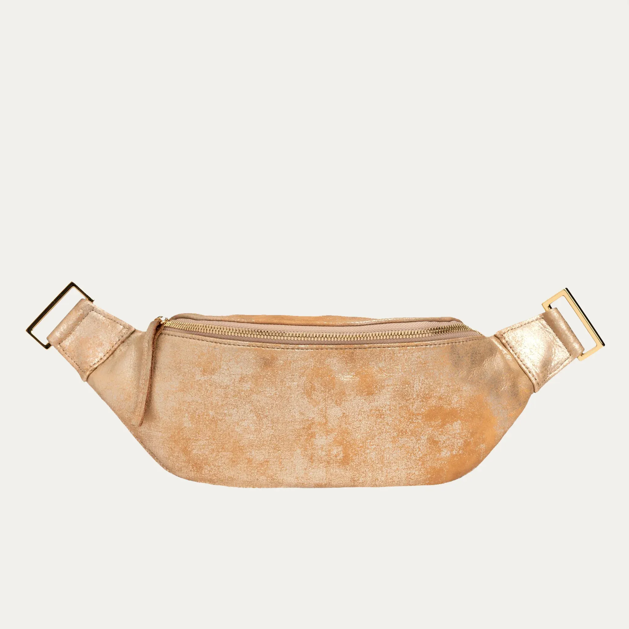 Fanny Pack   Crossbody Bag | Blush Metallic   Gold Hardware