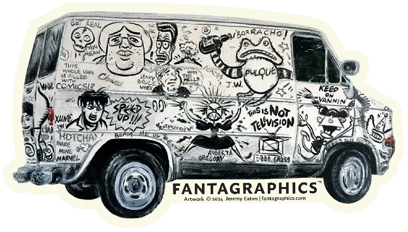 Fantagraphics Van Vinyl Sticker