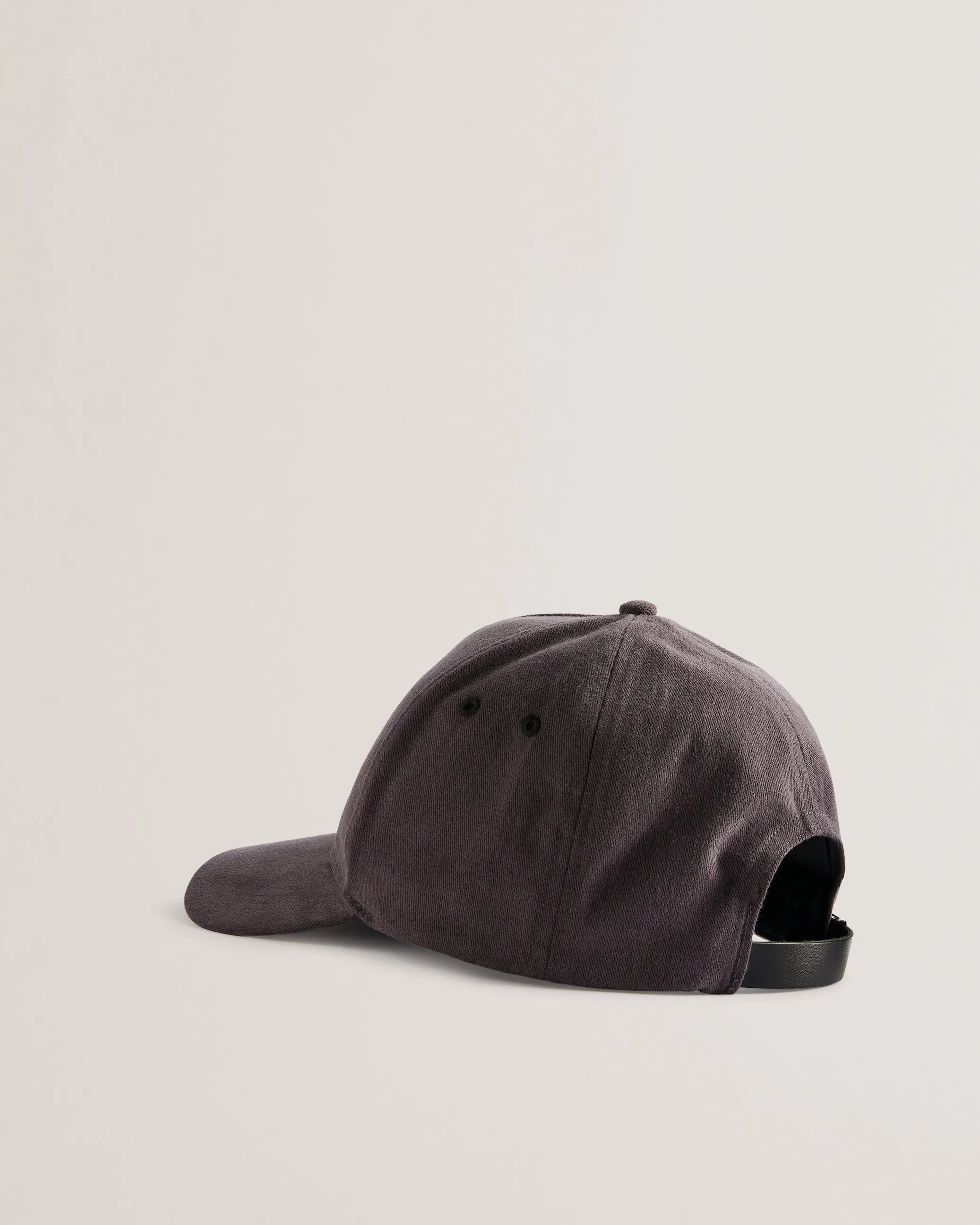 Fredds Branded Cap With Leather Strap Grey