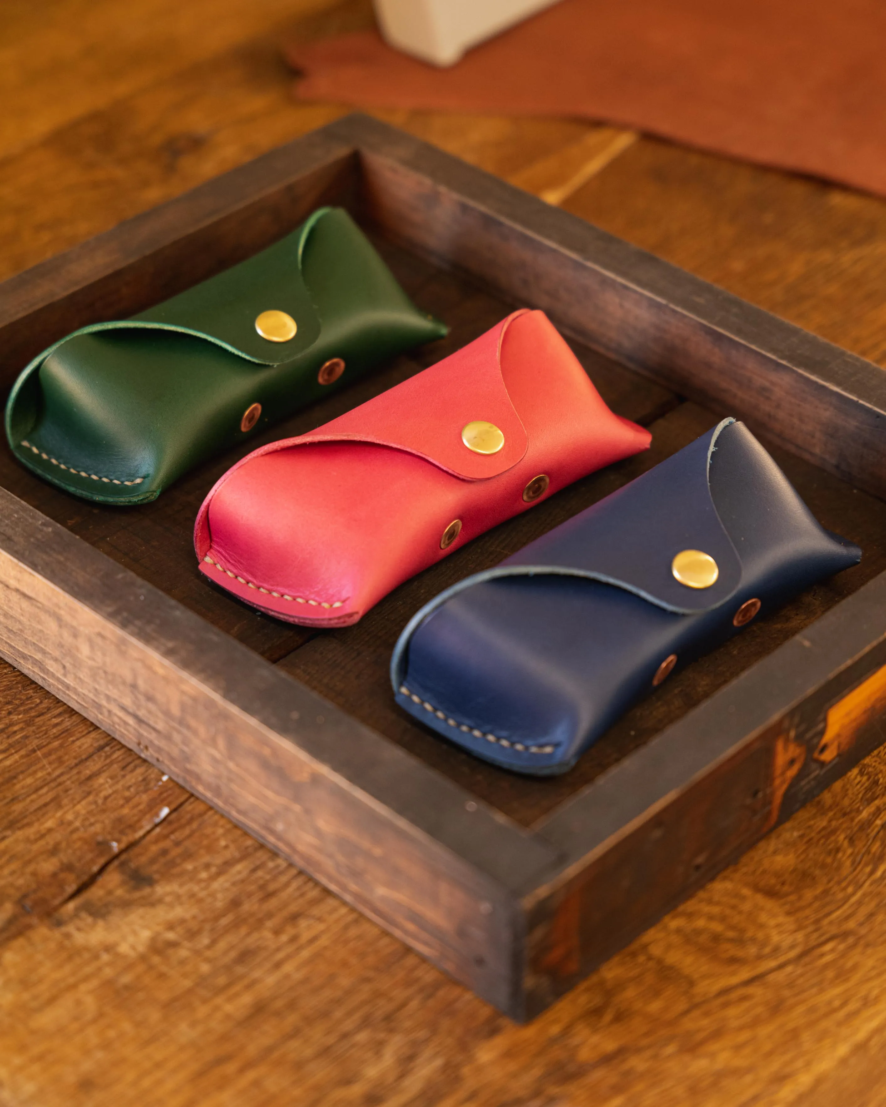 Green Sunglasses Case