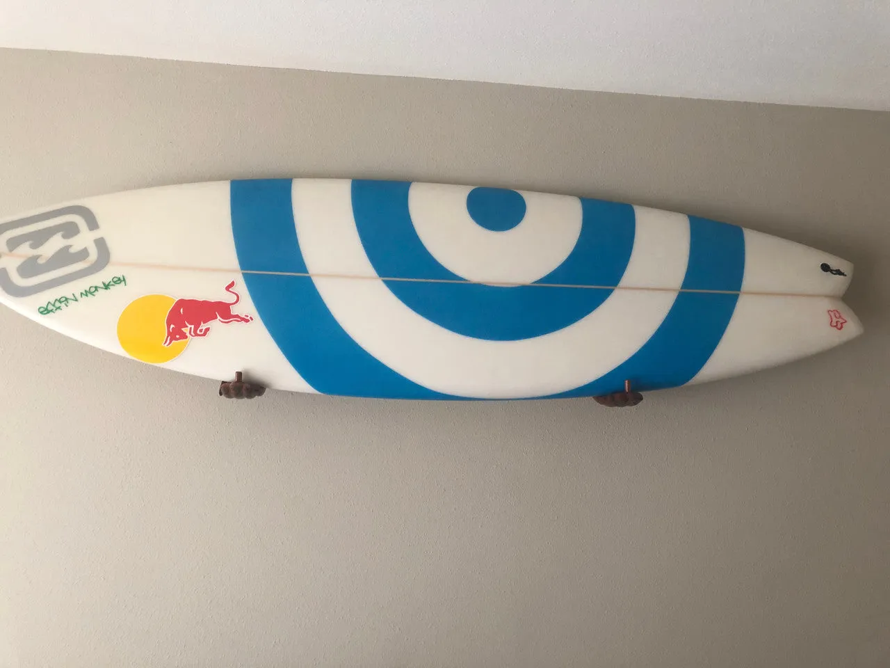 Handcrafted Wood Hands | Surfboard Wall Display Rack