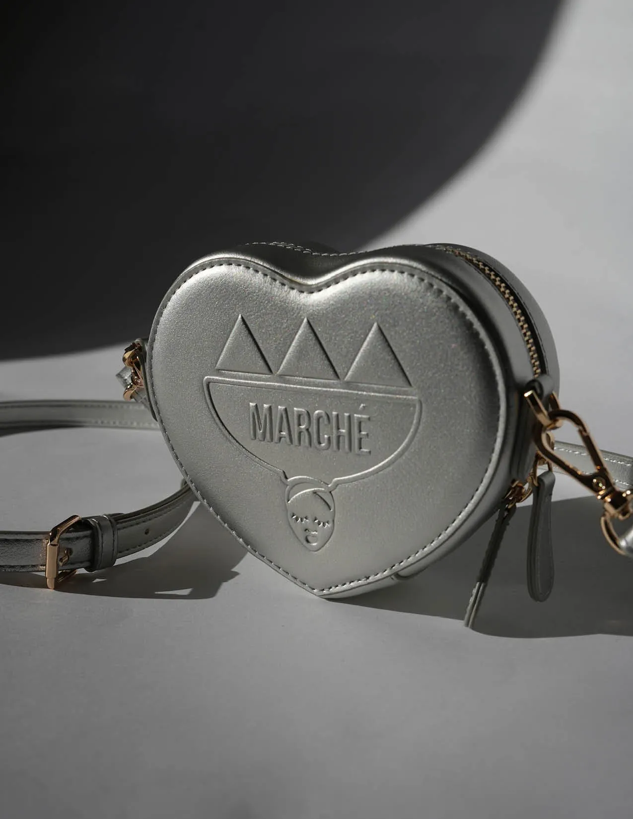 Heart Shaped Mini Logo Sac