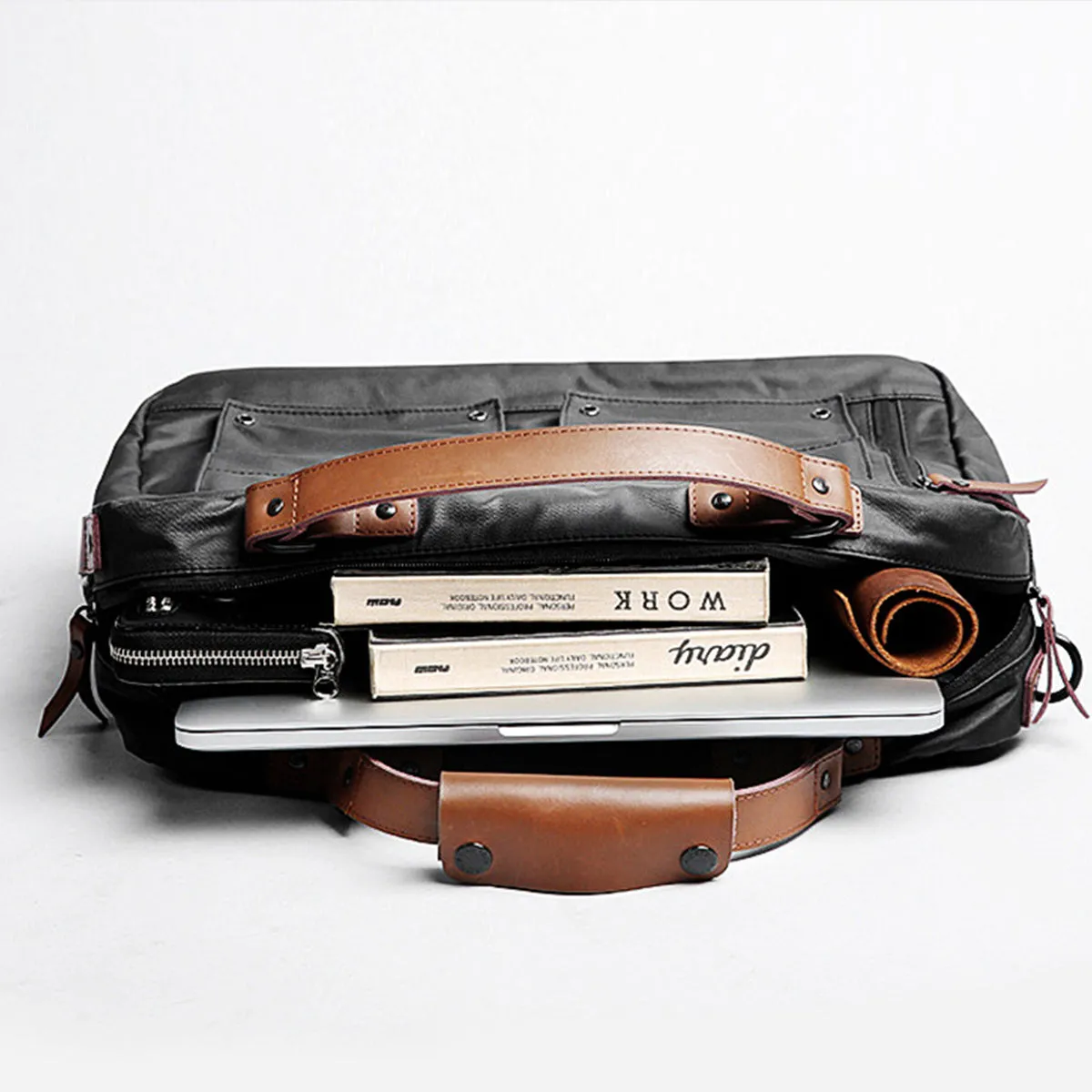 Impervious Laptop Messenger Bag - Black