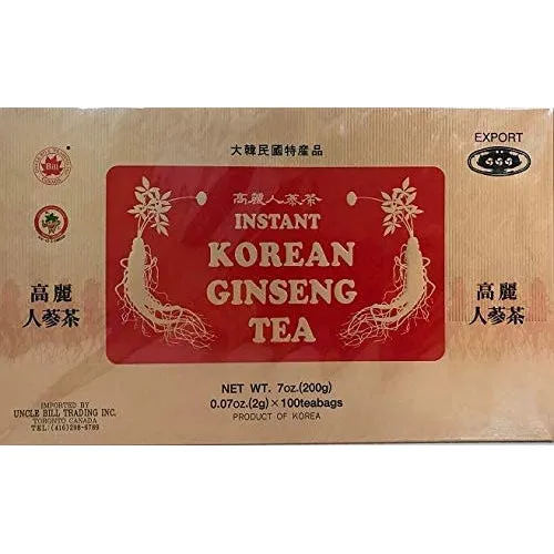 Instant Korean Ginseng Tea 2g X 100 Bags