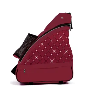 Jerry's 5028 Diamond Crystal Shoulder Pack, Wine