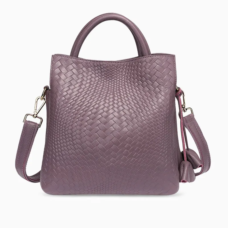 Lacey Genuine Leather Tote Bag