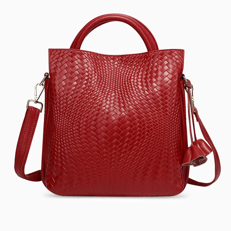 Lacey Genuine Leather Tote Bag