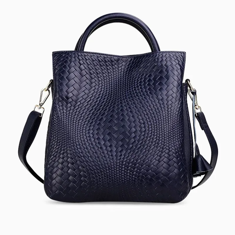 Lacey Genuine Leather Tote Bag