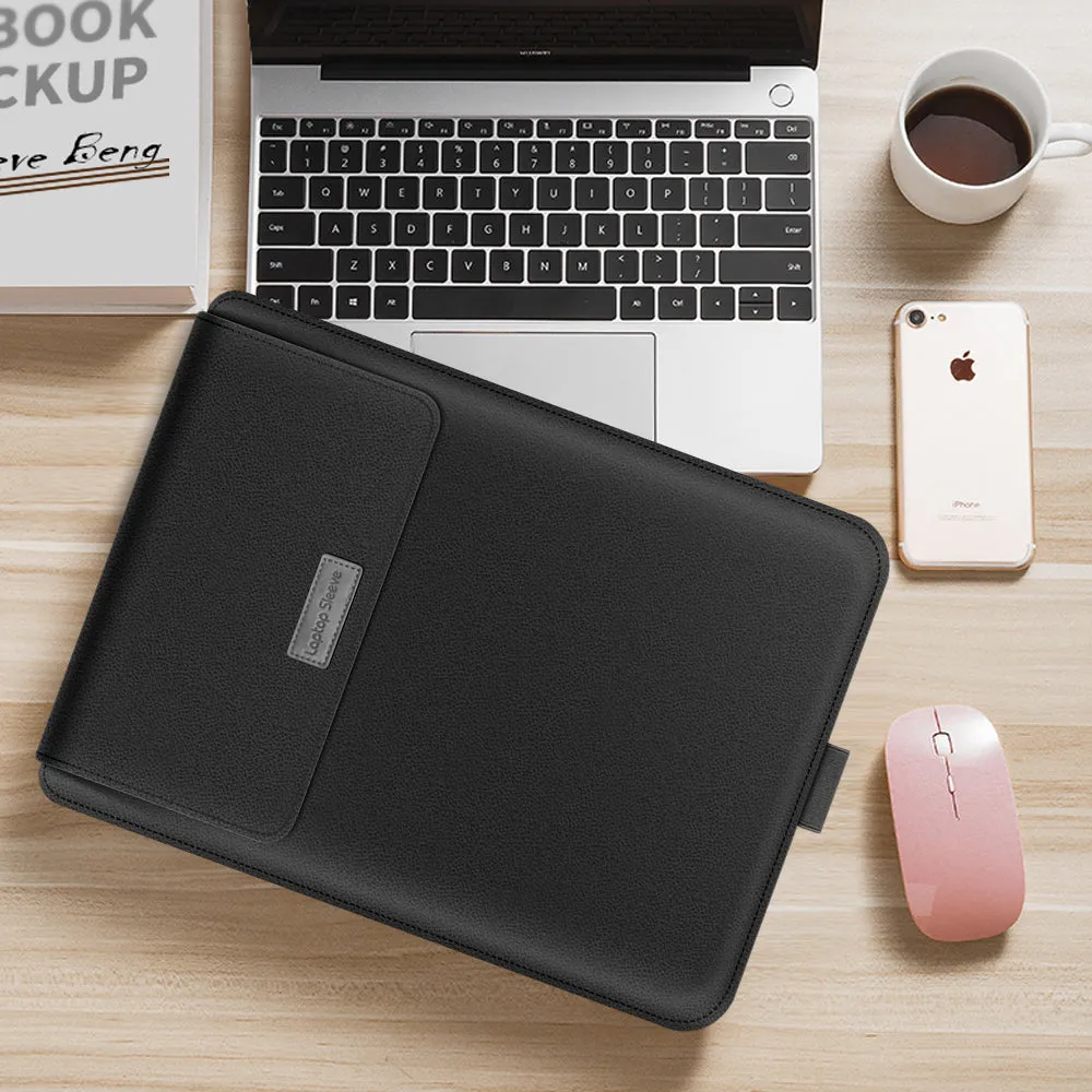 Foldable Laptop Sleeve with Convenient Stand Attachment