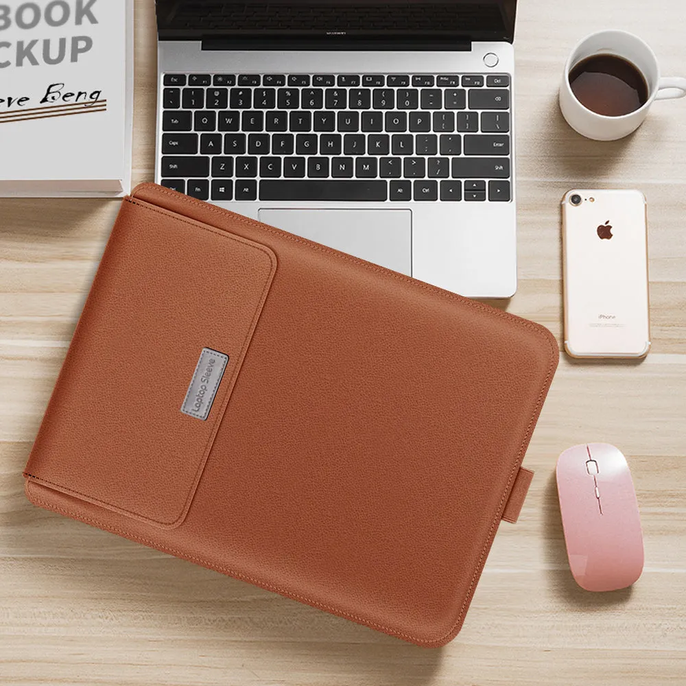 Foldable Laptop Sleeve with Convenient Stand Attachment