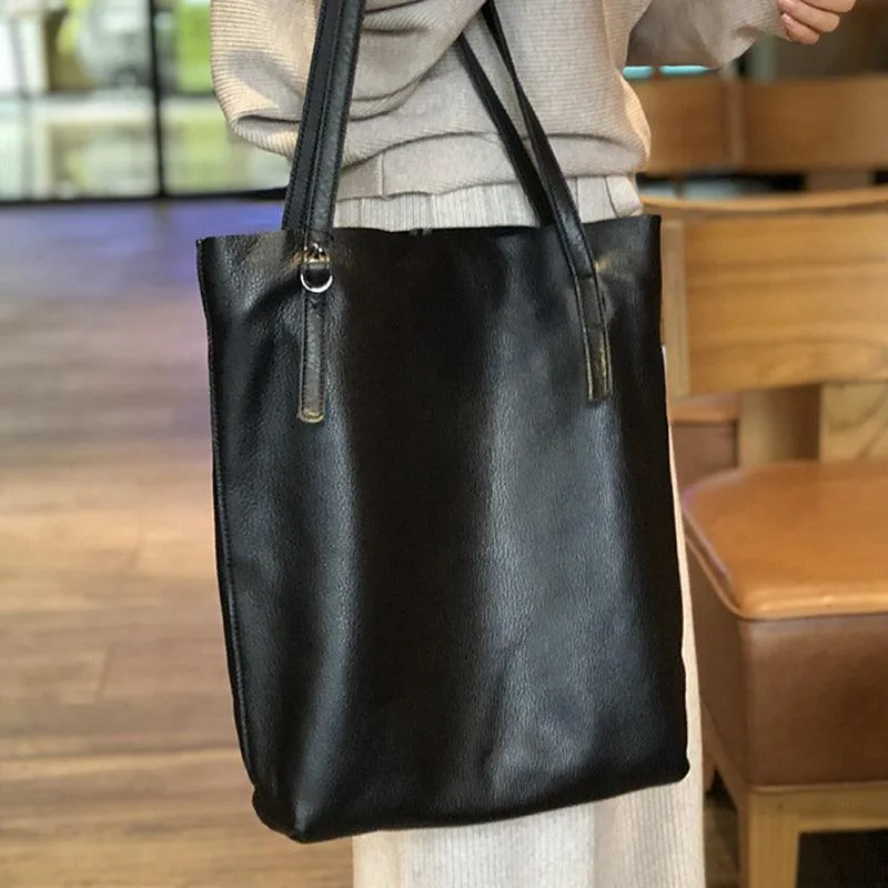 Large Shopping Bag, Leather Tote Bag, Handbag, Oversized Tote