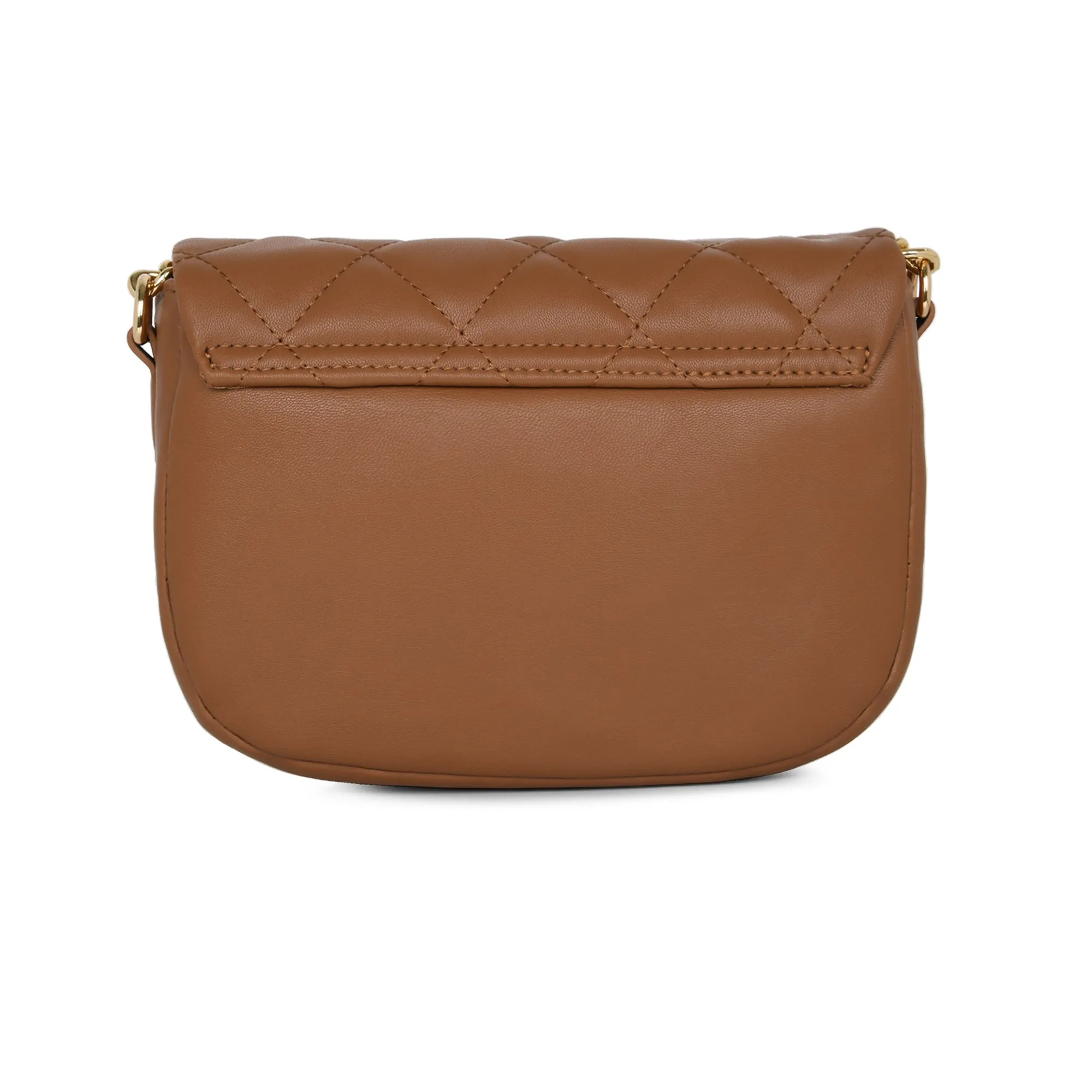 Lavie Luxe Tan Small Women's Chan Flap Sling Bag