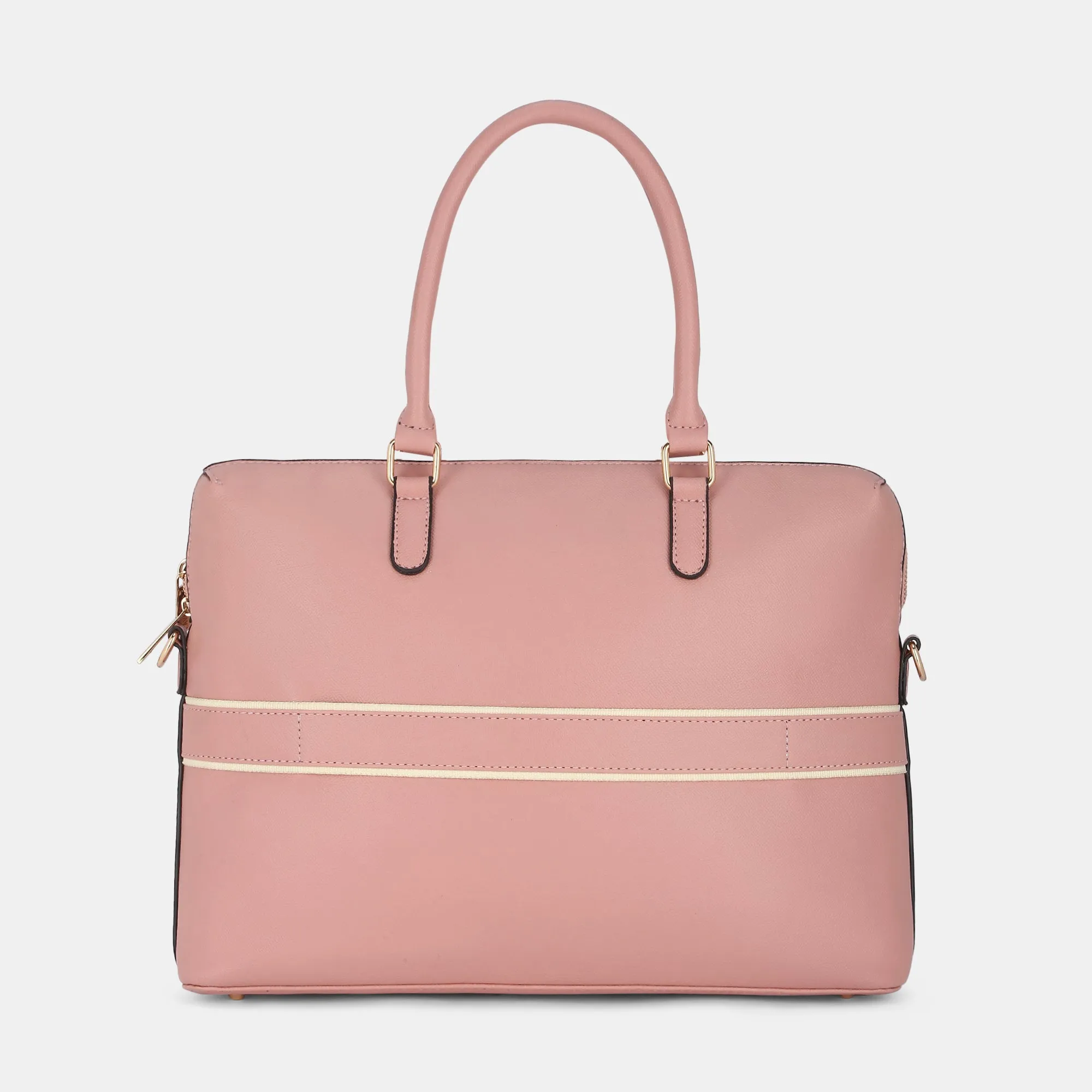 Lavie Luxe Welsy Pink Large Women's Laptop Handbag