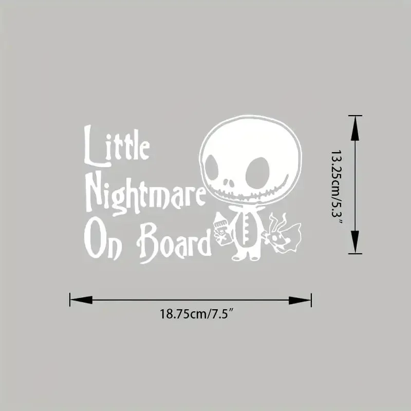 Little Nightmare On Board Vinyl Sticker