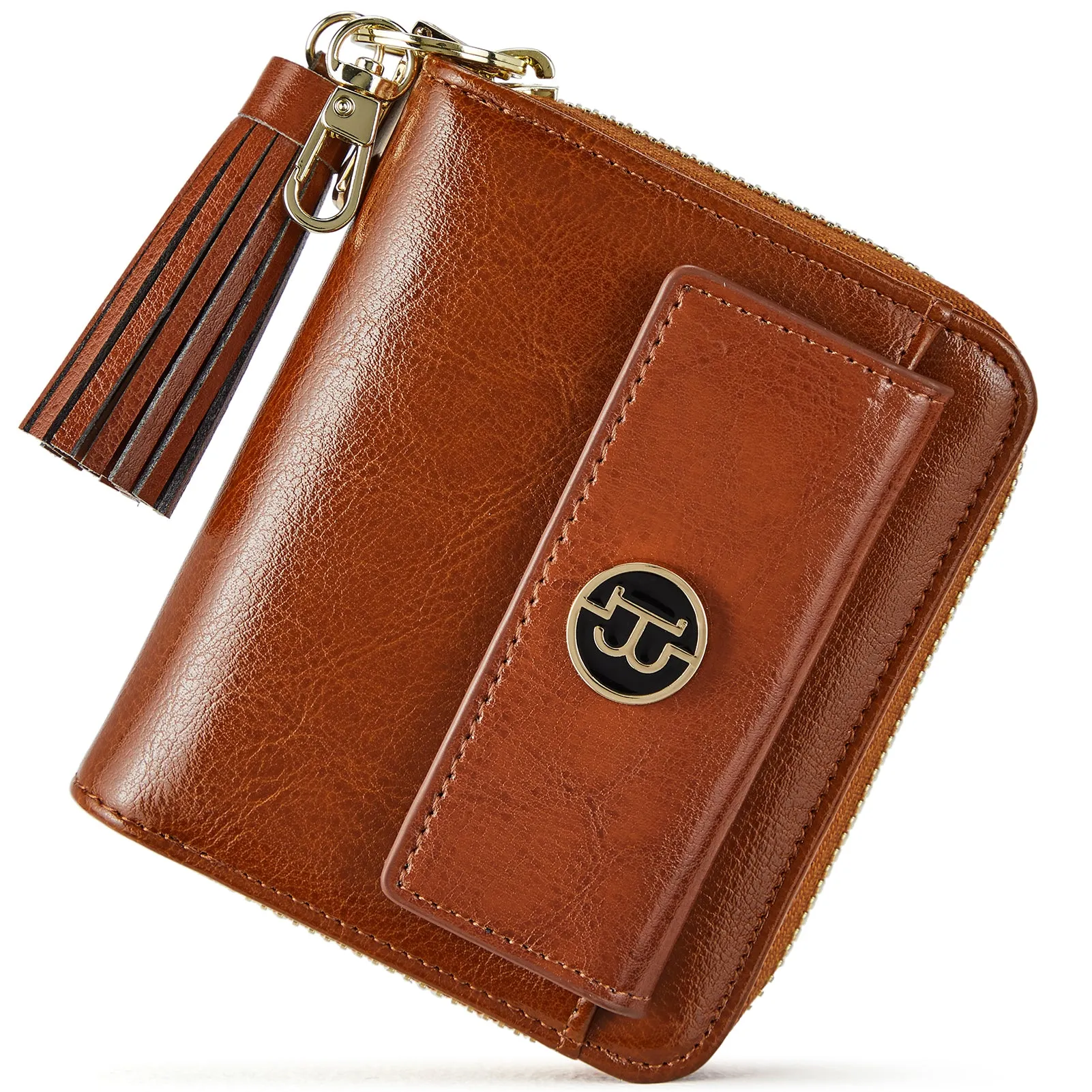 Lomy Small Coin & Card Purse With Tassel — Cowhide