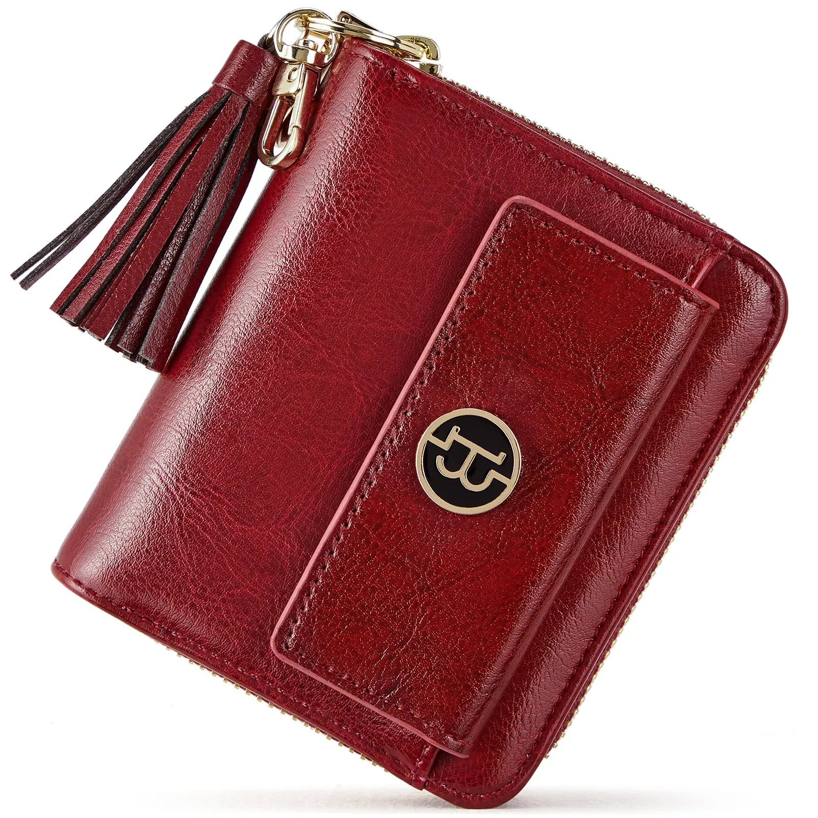 Lomy Small Coin & Card Purse With Tassel — Cowhide