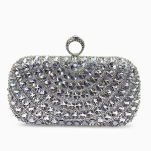 Luz Diamonds Clutch Bag