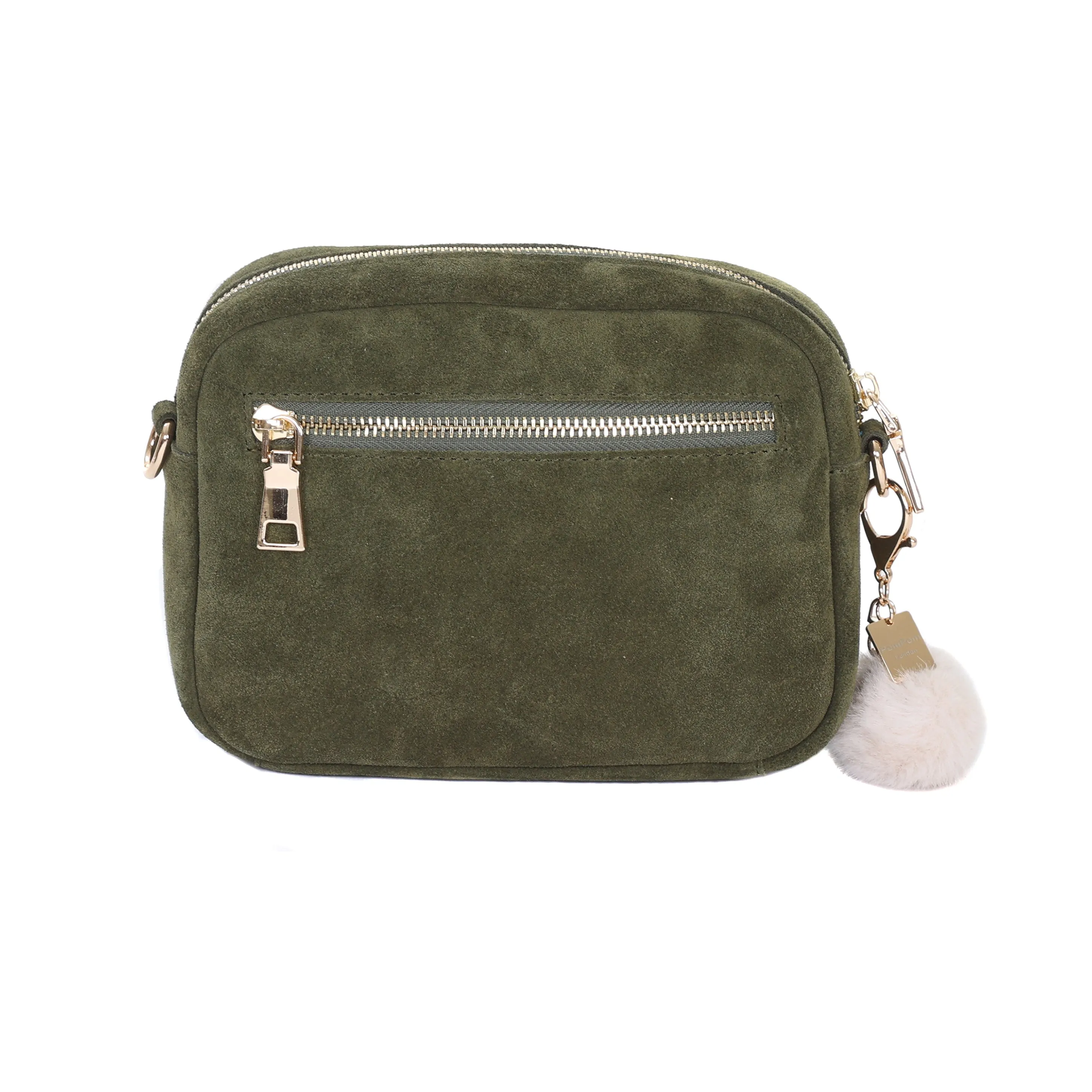 Premium Olive Green Mayfair Suede Bag