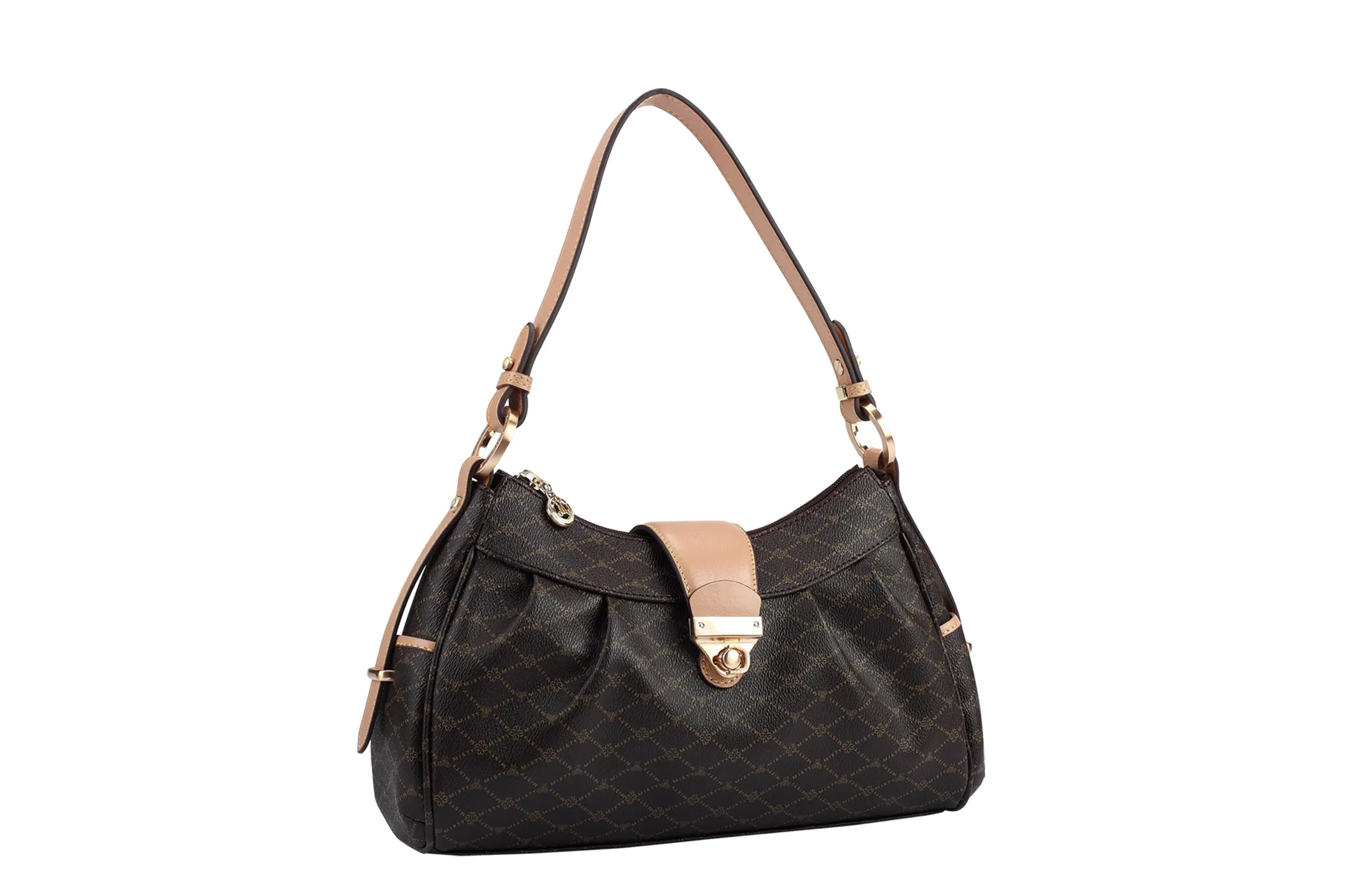 Misty Luxe Era Leather Handbag