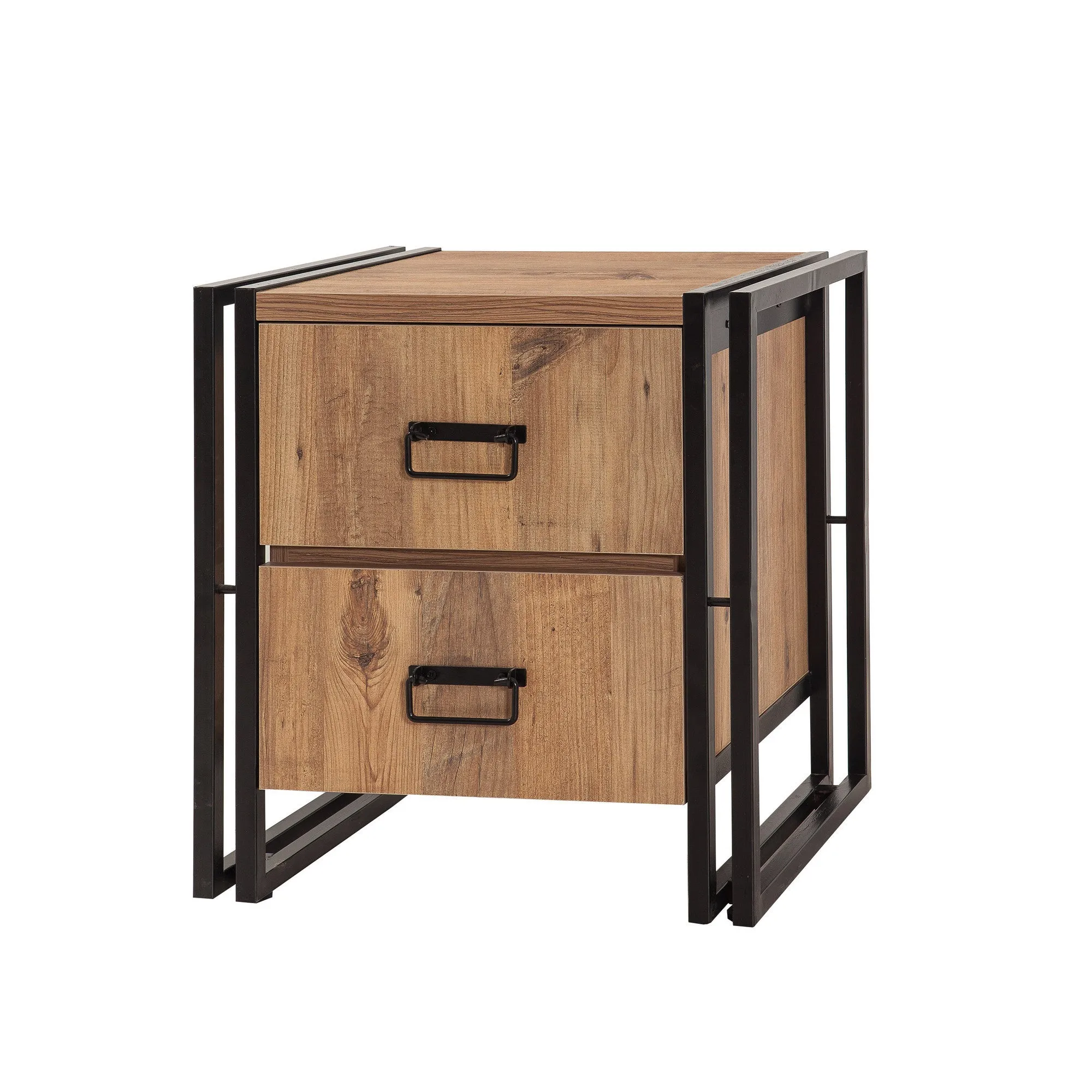 Nightstand Cosmo Komodin - Atlantic Pine Black