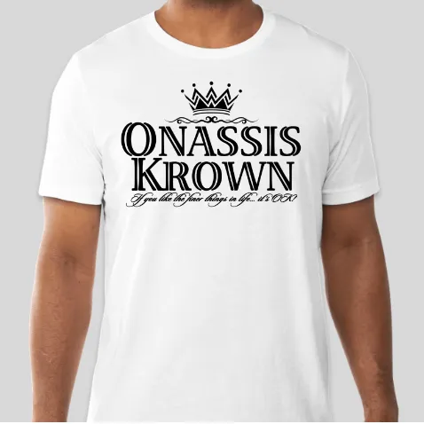 Onassis Krown Brand Logo T-Shirt