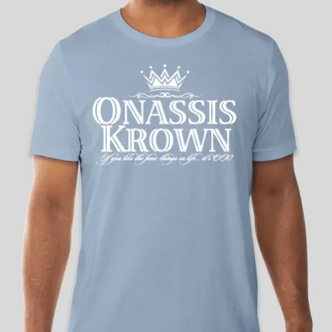 Onassis Krown Brand Logo T-Shirt